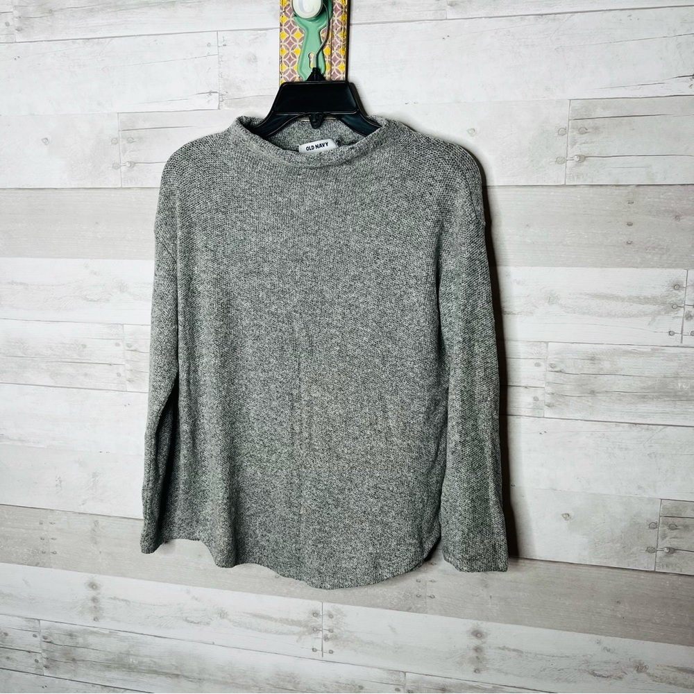Old navy Mock Neck Gray Sweater